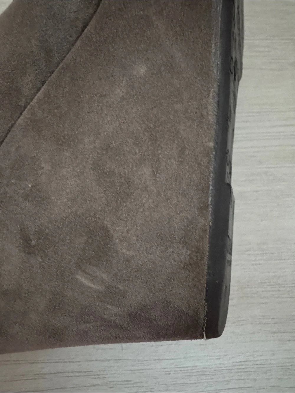 Cordani Taupe Suede Wedge Mules GUC Size 40 (9.5-10)